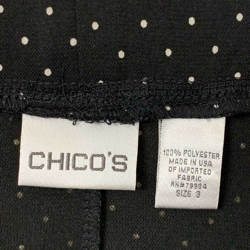 🛑SOLD🛑Chico’s Pin Dot Career Knit Skirt - Picture 2 of 3